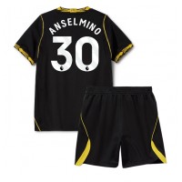 Chelsea Aaron Anselmino #30 Vonkajší Detský futbalový dres 2026-27 Krátky Rukáv (+ trenírky)